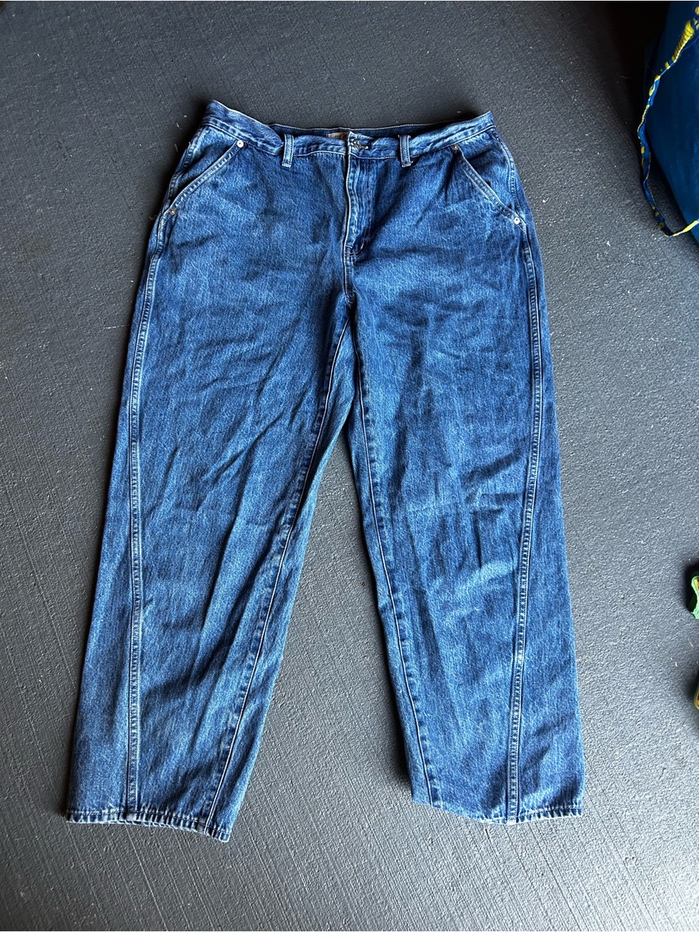 Madewell Women's Relaxed Blue Denim Jeans